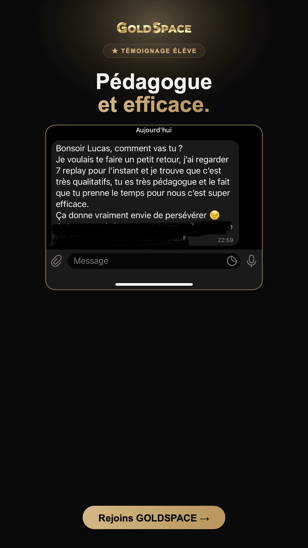 Pédagogue et efficace.